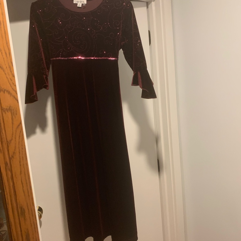 Velvet holiday dress